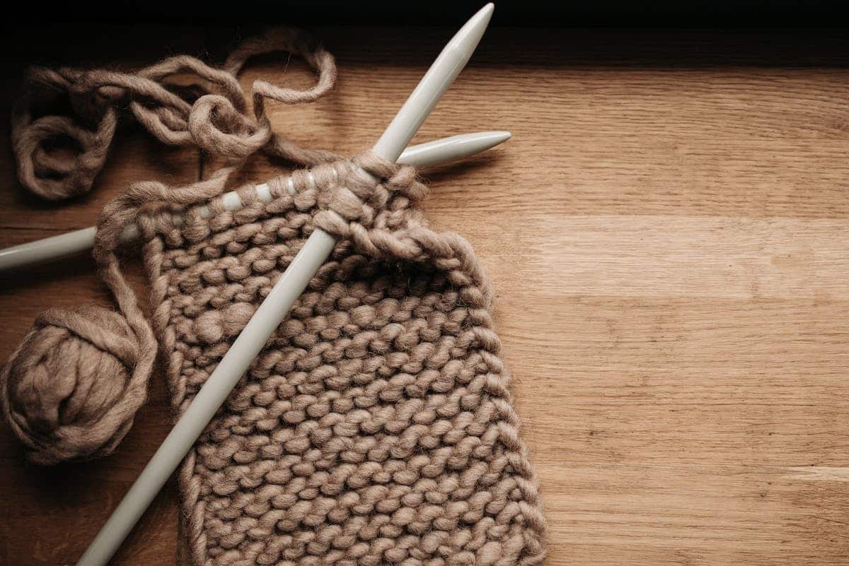 tricotage  écharpe