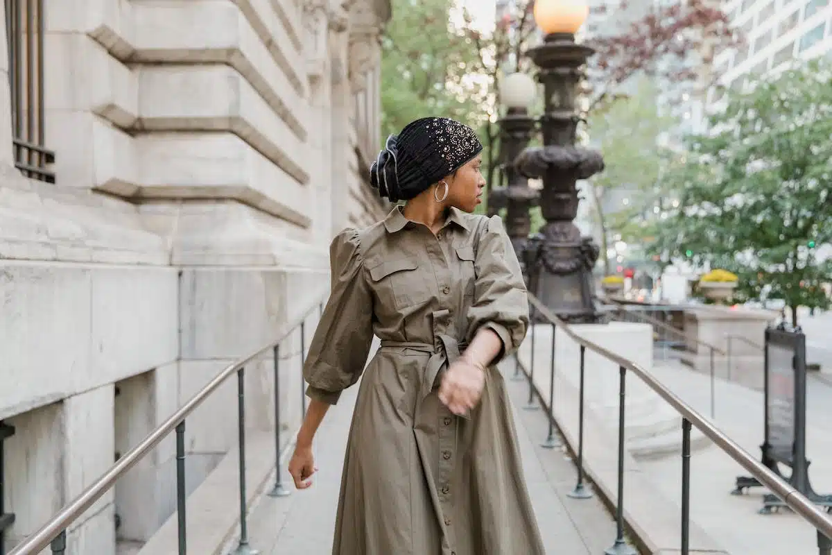 femme  manteau