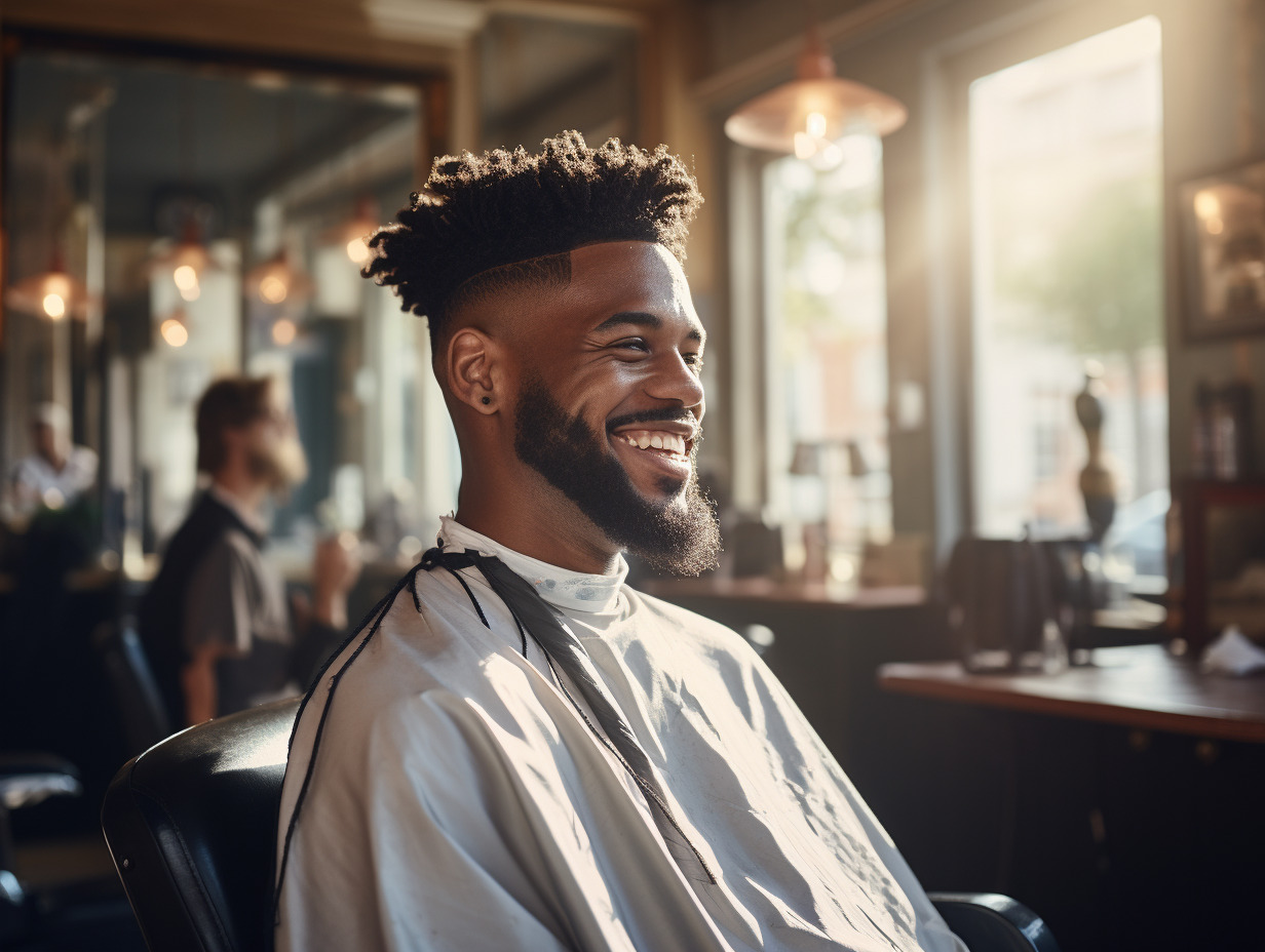 coiffure homme noir et métis : styles de dégradés tendance 2023 -  coiffure homme