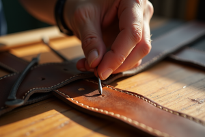 Percer un trou dans une ceinture en cuir avec des astuces pratiques