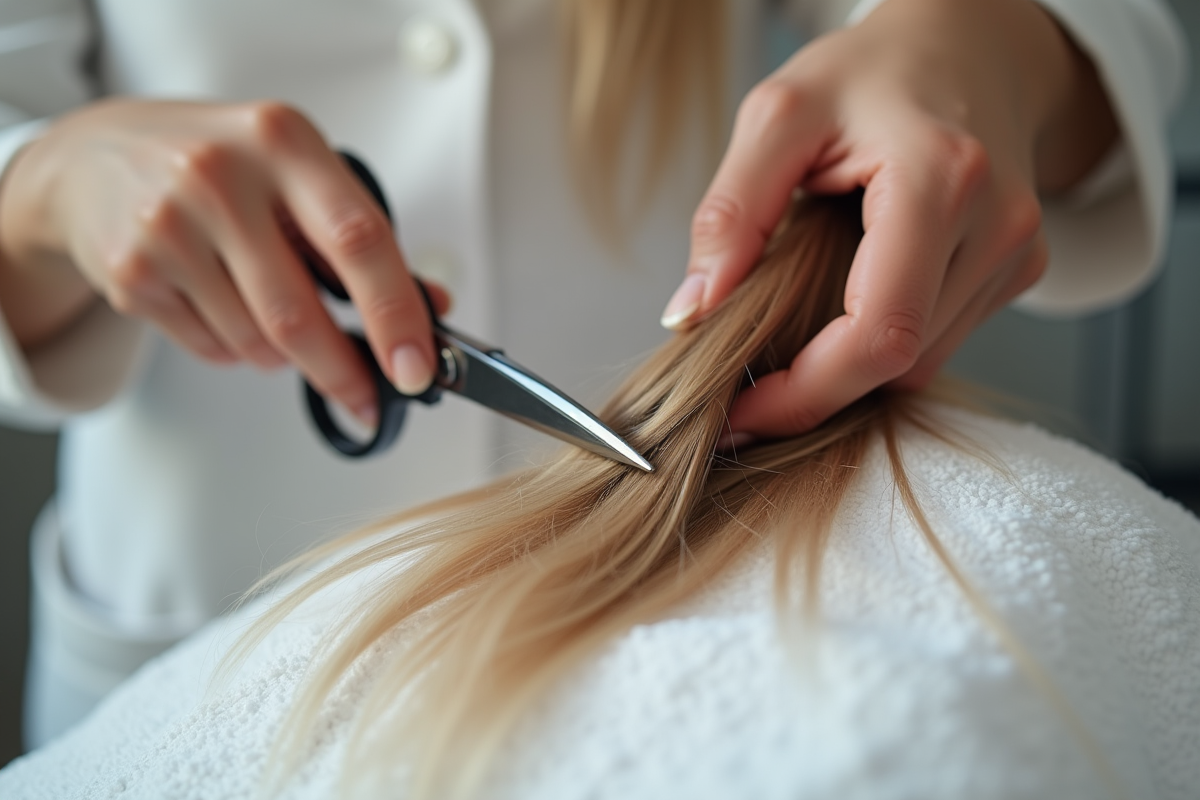 coiffure abîmée
