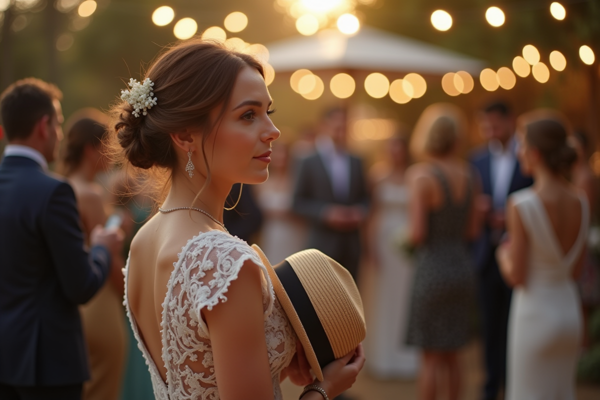 mariage chapeau